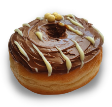 Donuts sabor Ninho com Nutella